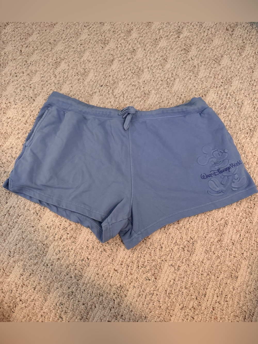 Disney Parks Walt Disney World Mickey Mouse Embossed Lounge Shorts